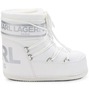 Karl Lagerfeld Paris “Pavan Bootie” in Bright White. Original Price: $159